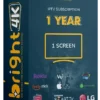 1 Year IPTV Subscription